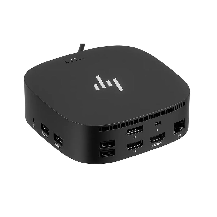 Station d’accueil HP USB-C G5 noire – Connectivité HDMI, DisplayPort, Ethernet et USB pour PC portables professionnels